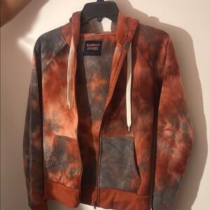Tie-Dye Zip-Up Hoodie